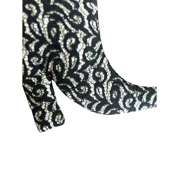 Vintage Christmas Stocking Collective Works Berek 2 Lady of Peace Black Lace 19" - Picture 3 of 7